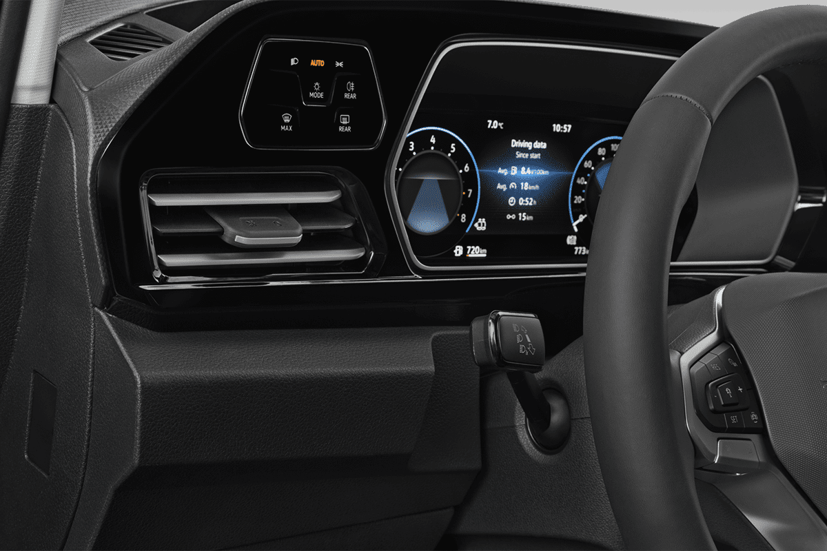 Lüftung eines VW Caddy Maxi GOAL