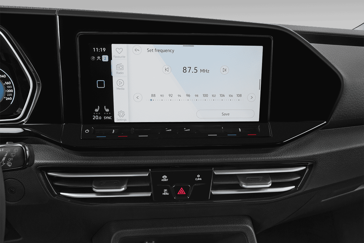 Audiosystem eines VW Caddy Maxi GOAL