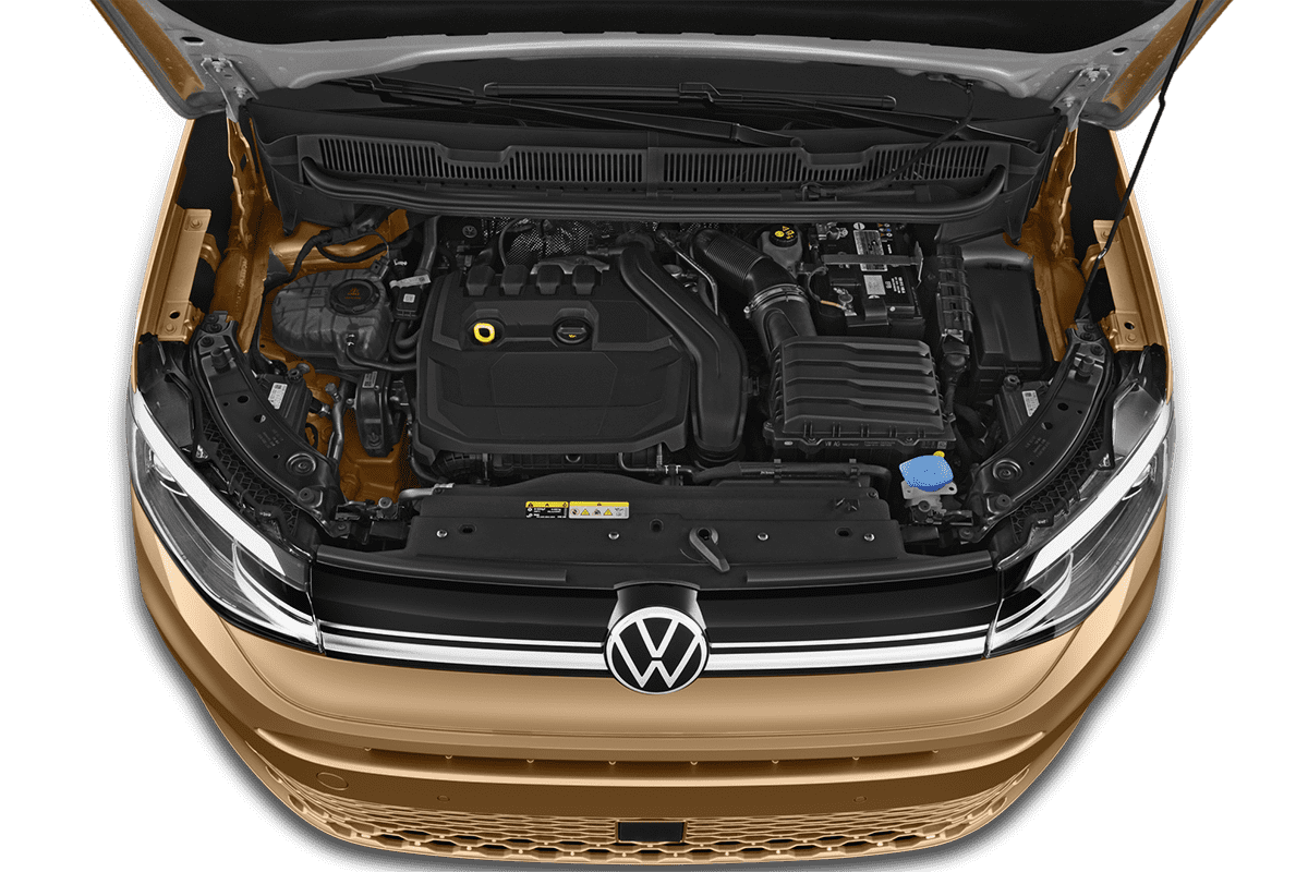 Motorraum eines VW Caddy Maxi GOAL