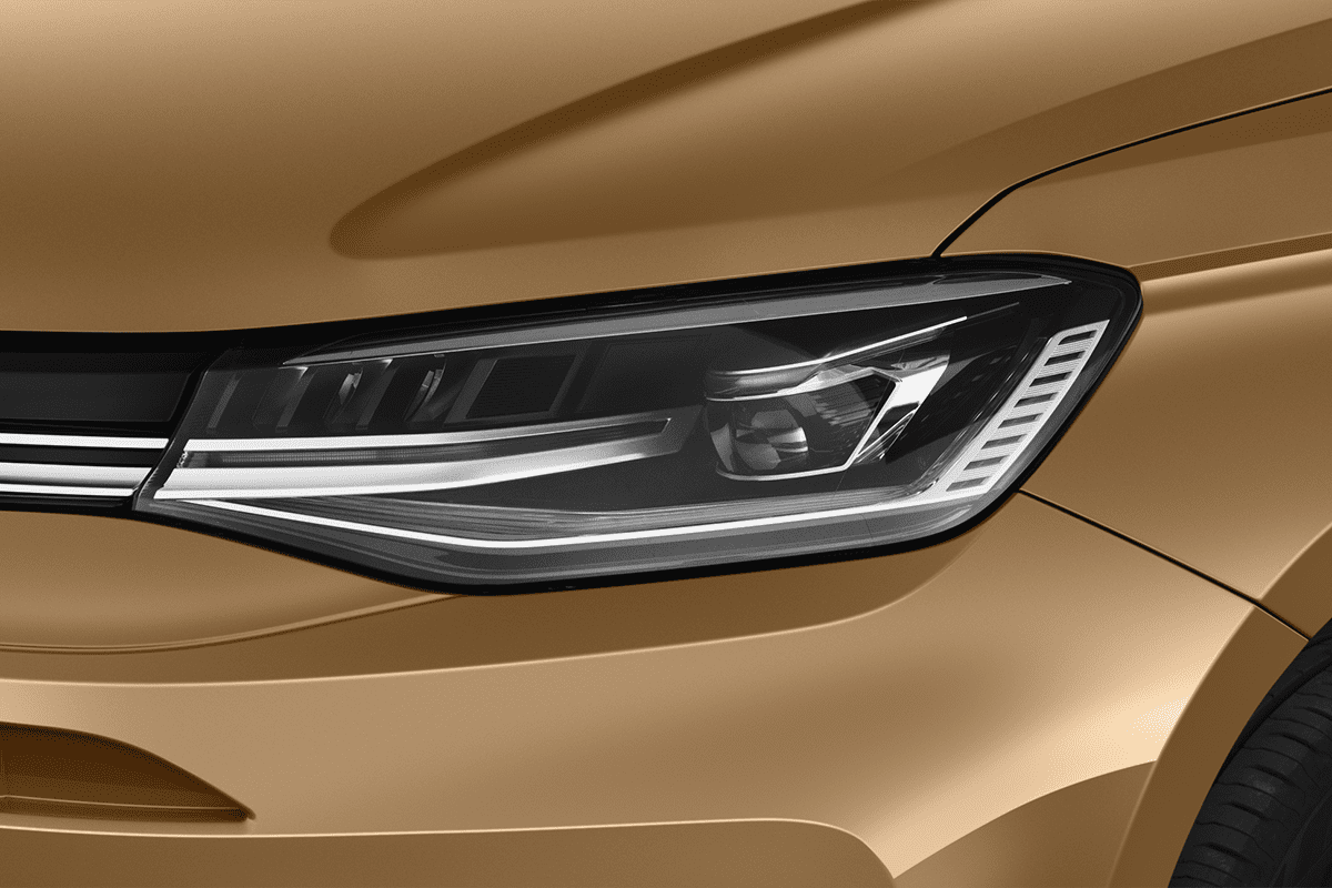 Frontscheinwerfer eines VW Caddy Maxi GOAL