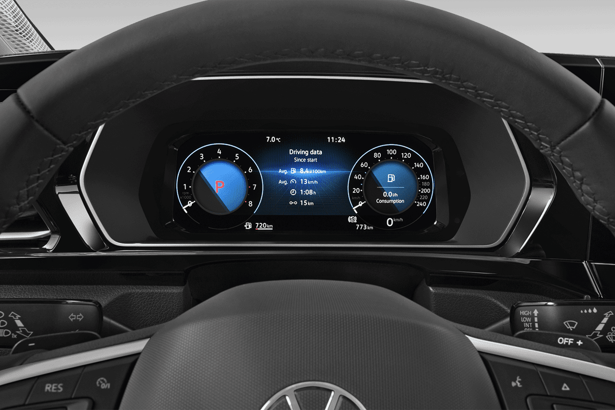 Kombiinstrument eines VW Caddy Maxi GOAL