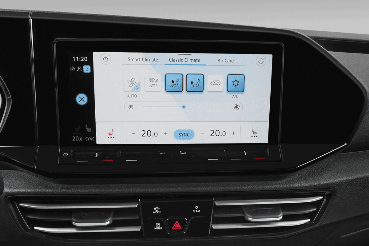 Klimasteuerung eines VW Caddy Maxi GOAL