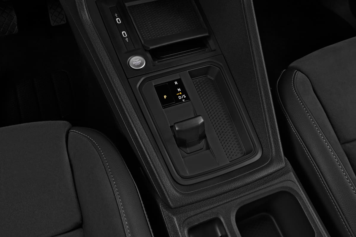 Schaltknüppel eines VW Caddy