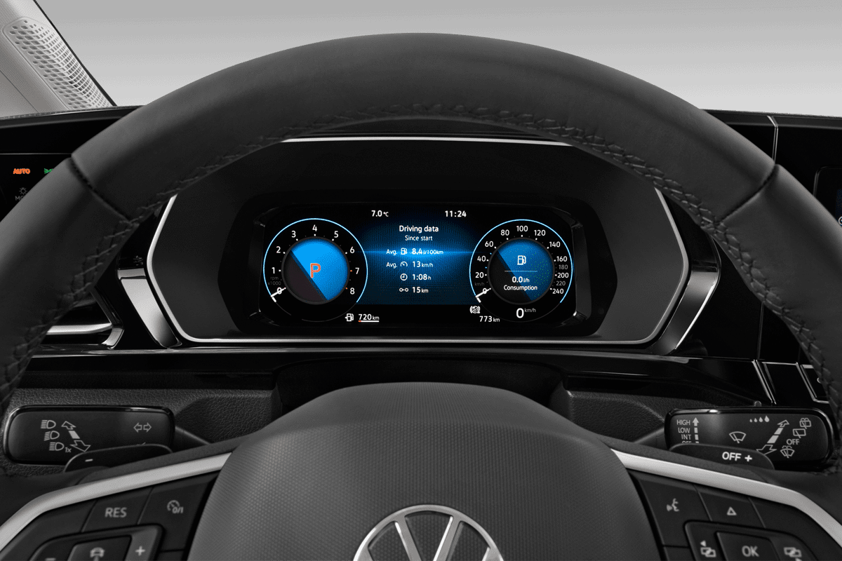 Kombiinstrument eines VW Caddy