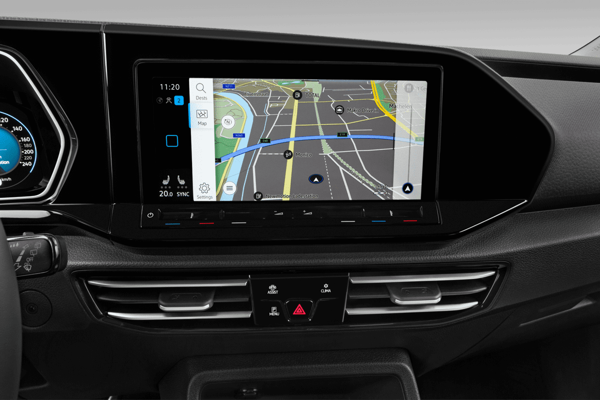 Mittelkonsole eines VW Caddy