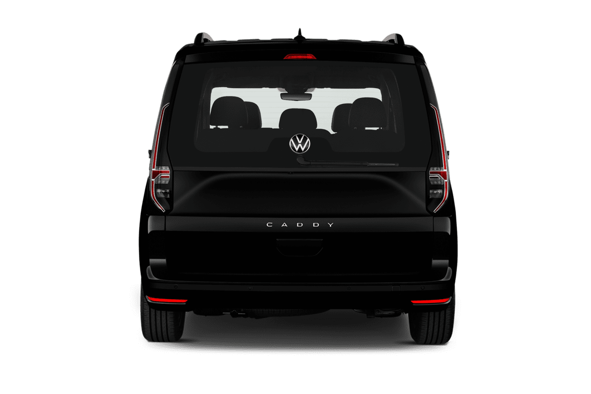Heckansicht eines VW Caddy