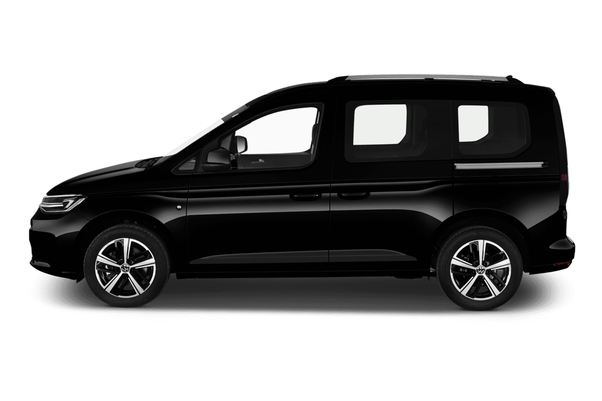 Seitenansicht eines VW Caddy