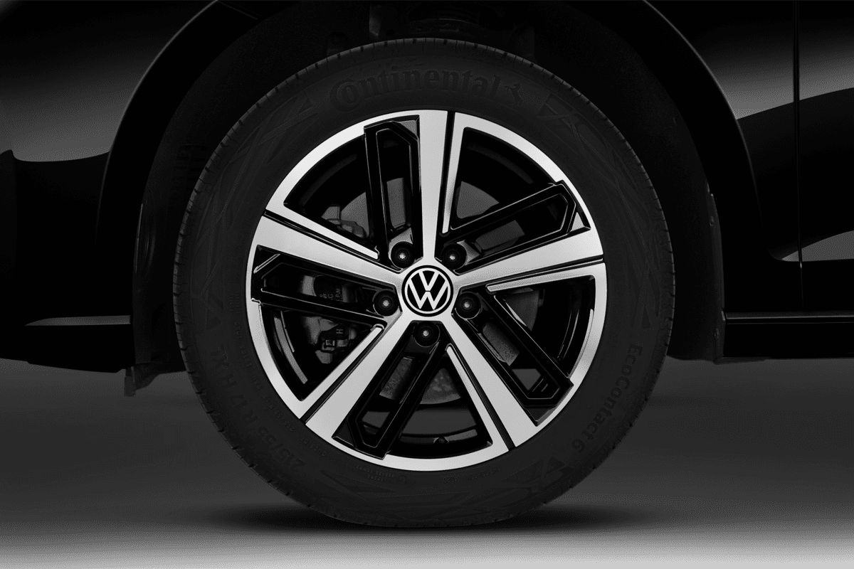 Radkappe oder Felge eines VW Caddy