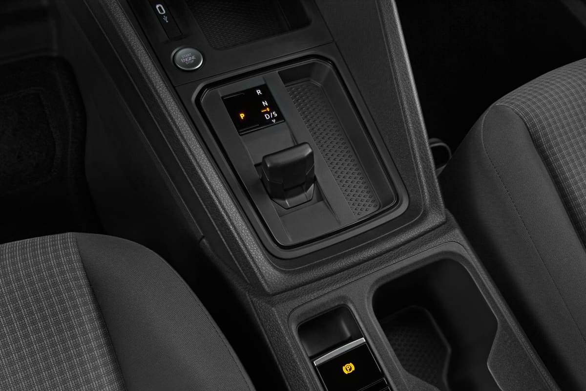 Schaltknüppel eines VW Caddy Cargo