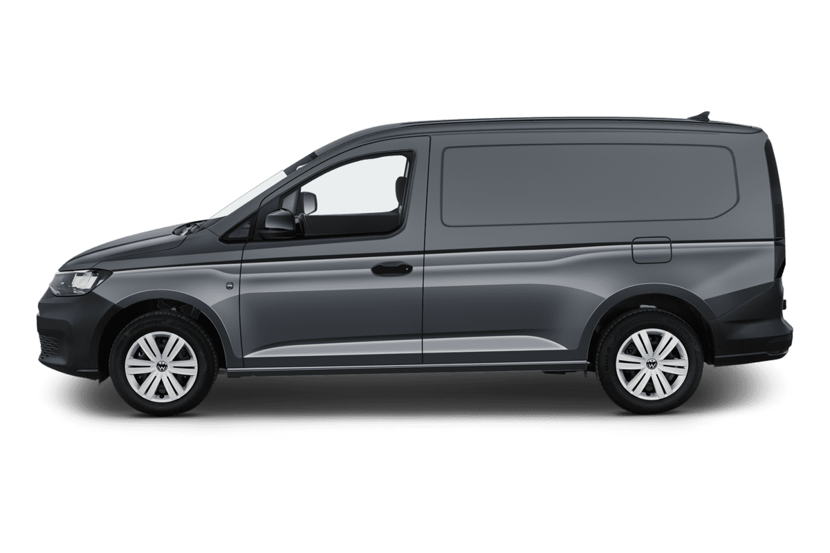 Seitenansicht eines VW Caddy Cargo
