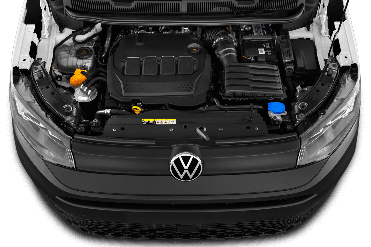 Motorraum eines VW Caddy Cargo