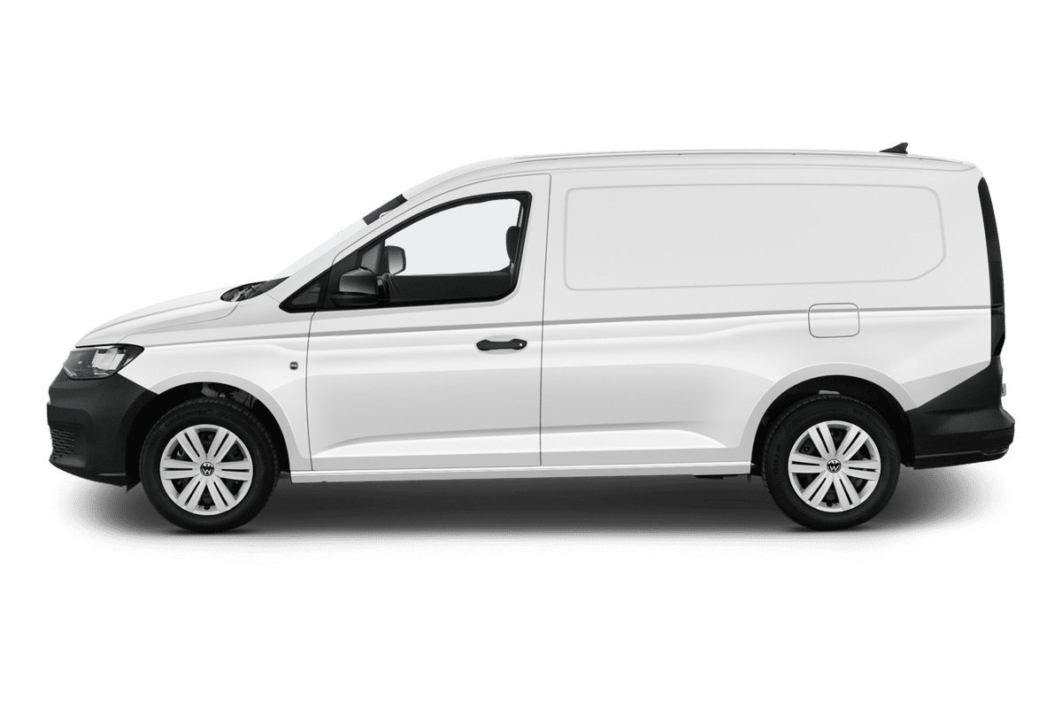 Seitenansicht eines VW Caddy Cargo
