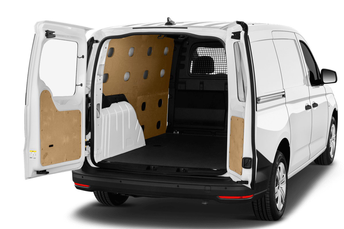 Kofferraum eines VW Caddy Cargo