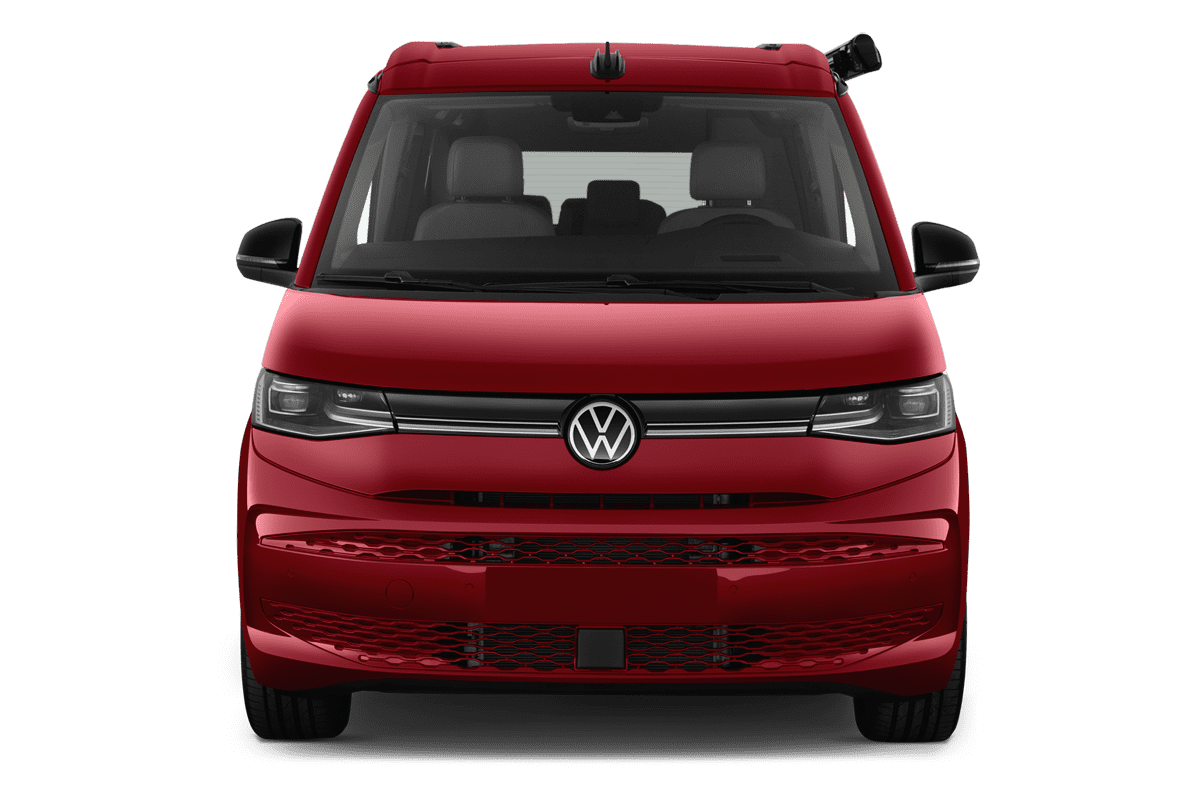 Frontansicht eines VW California , freigestellt