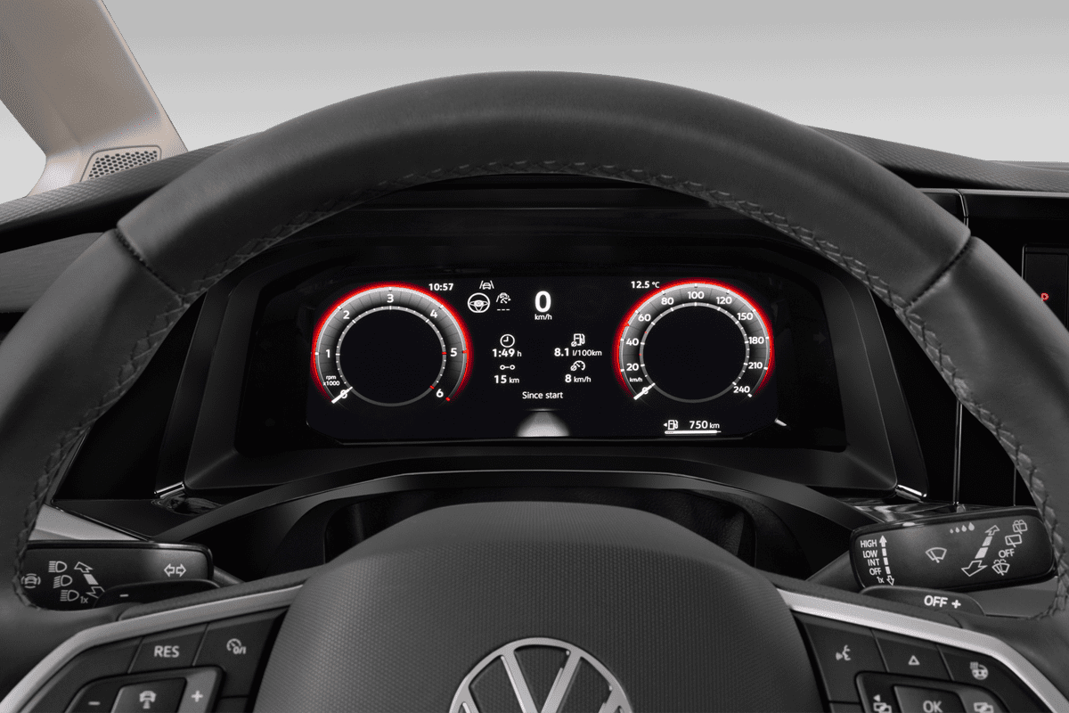 Kombiinstrument eines VW California 