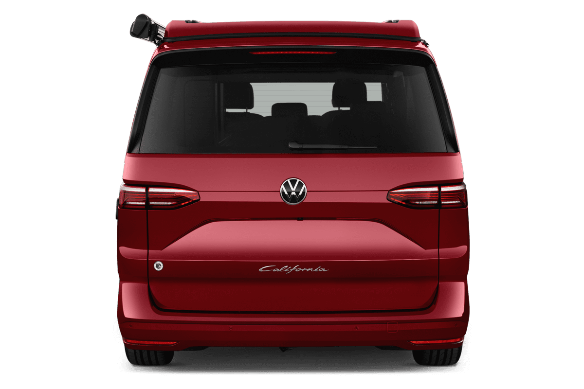 Heckansicht eines VW California 