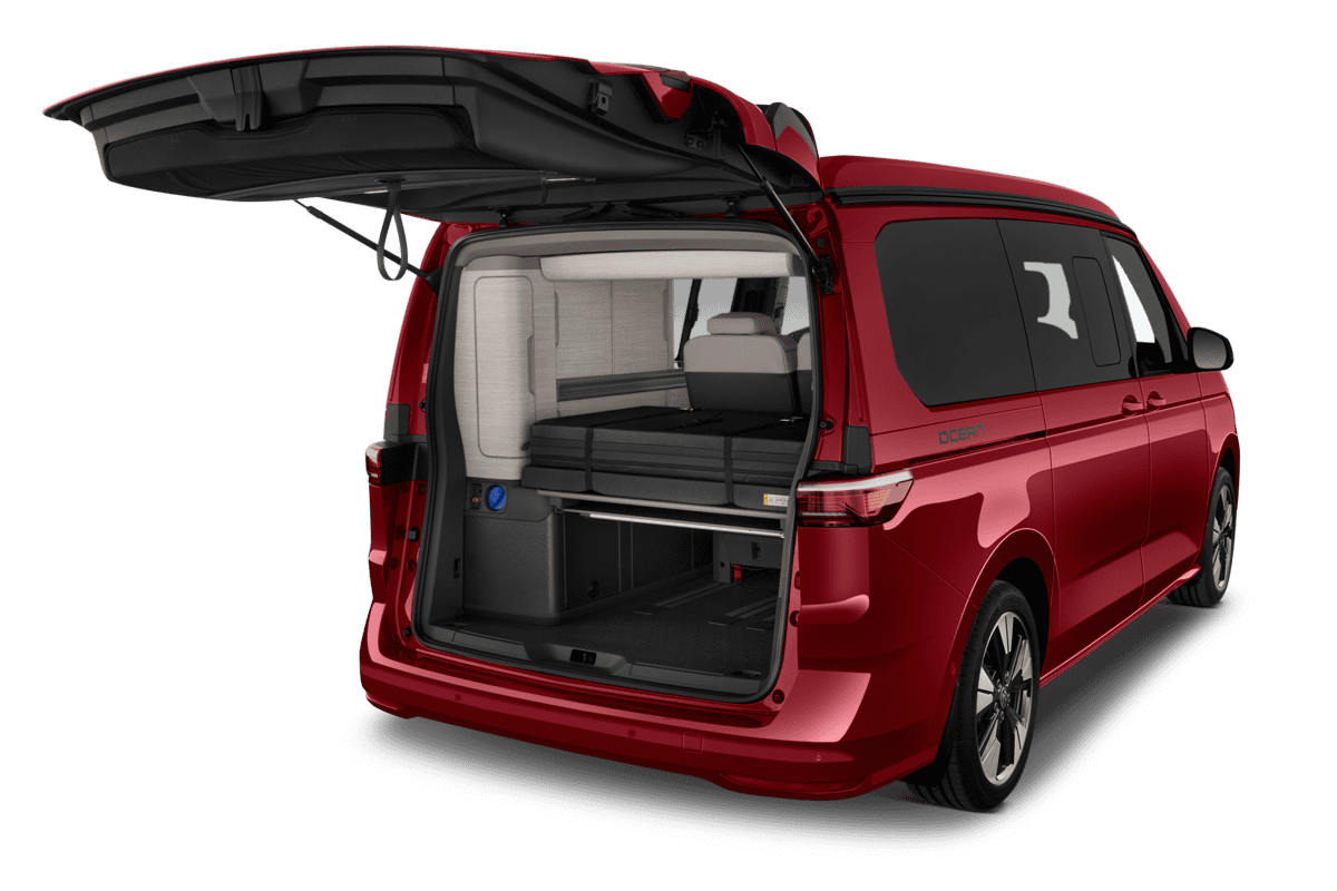 Kofferraum eines VW California 