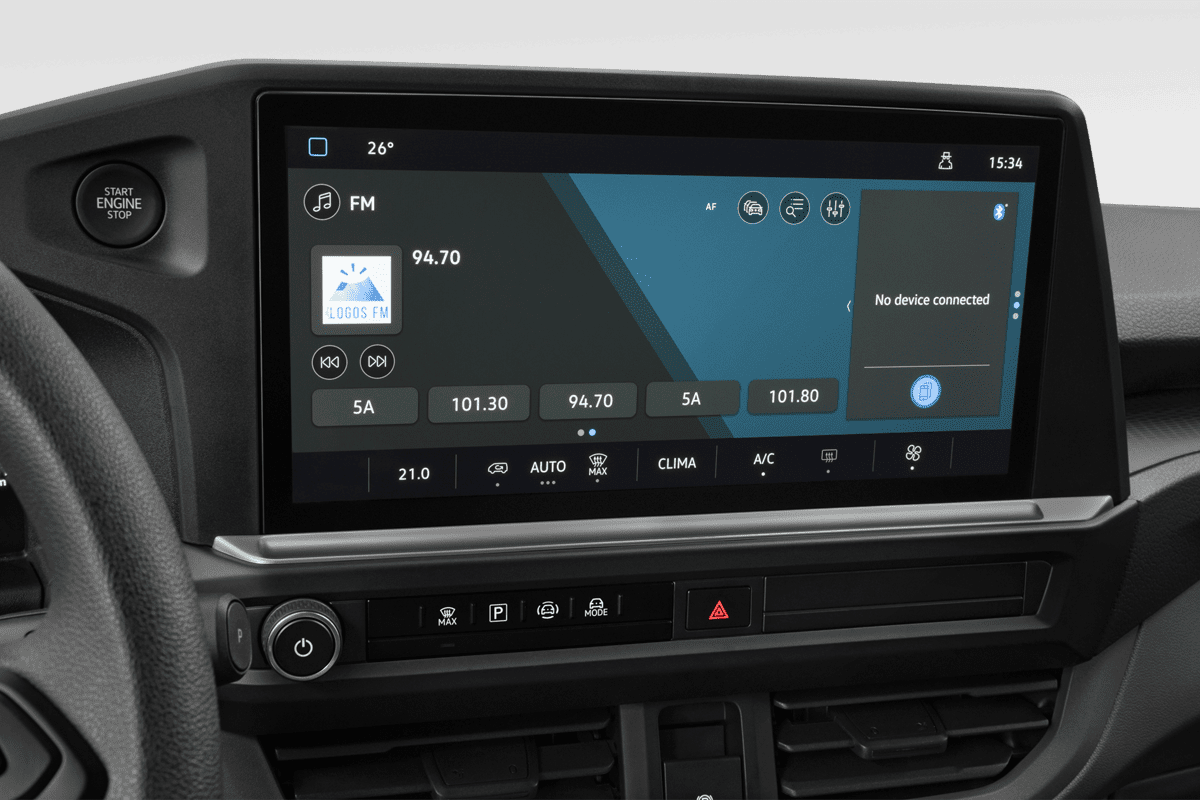 Audiosystem eines VW Caravelle 