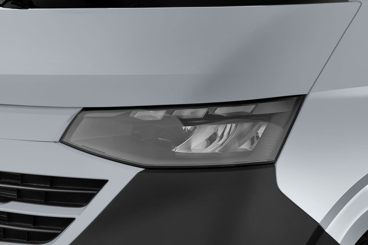 Frontscheinwerfer eines VW Caravelle 