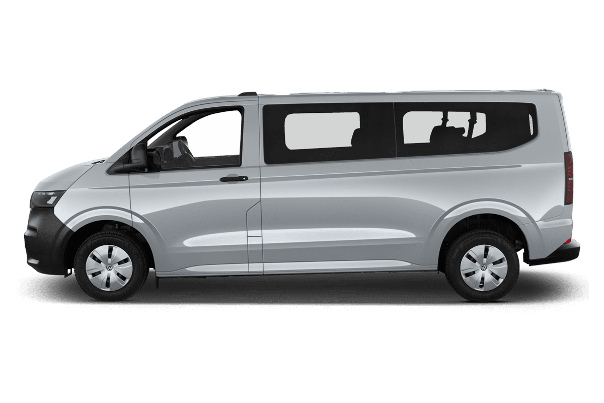 Seitenansicht eines VW Caravelle 