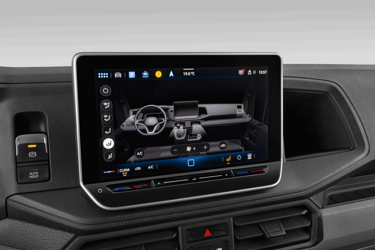 Klimasteuerung eines VW Crafter Kastenwagen