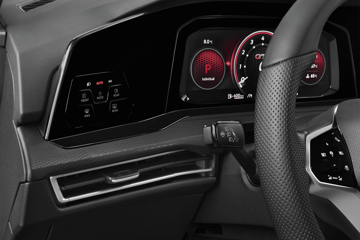 Lüftung eines VW Golf 8 GTI