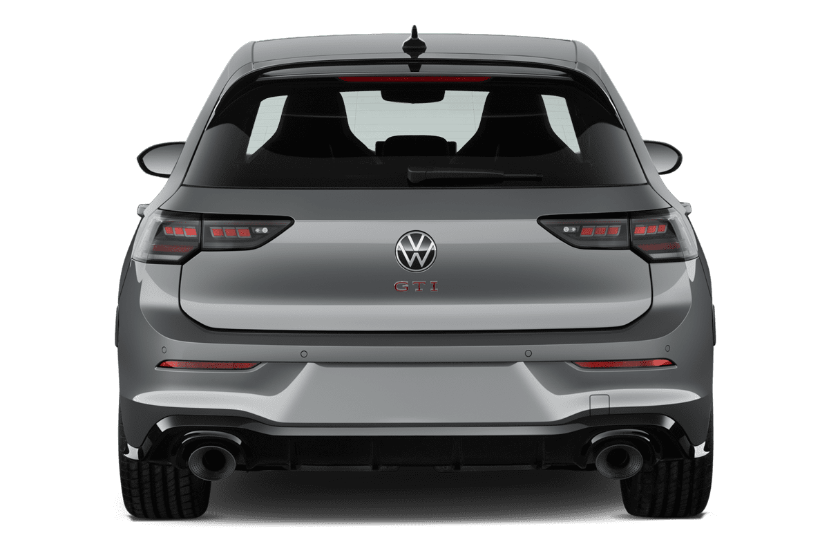 Heckansicht eines VW Golf 8 GTI Clubsport