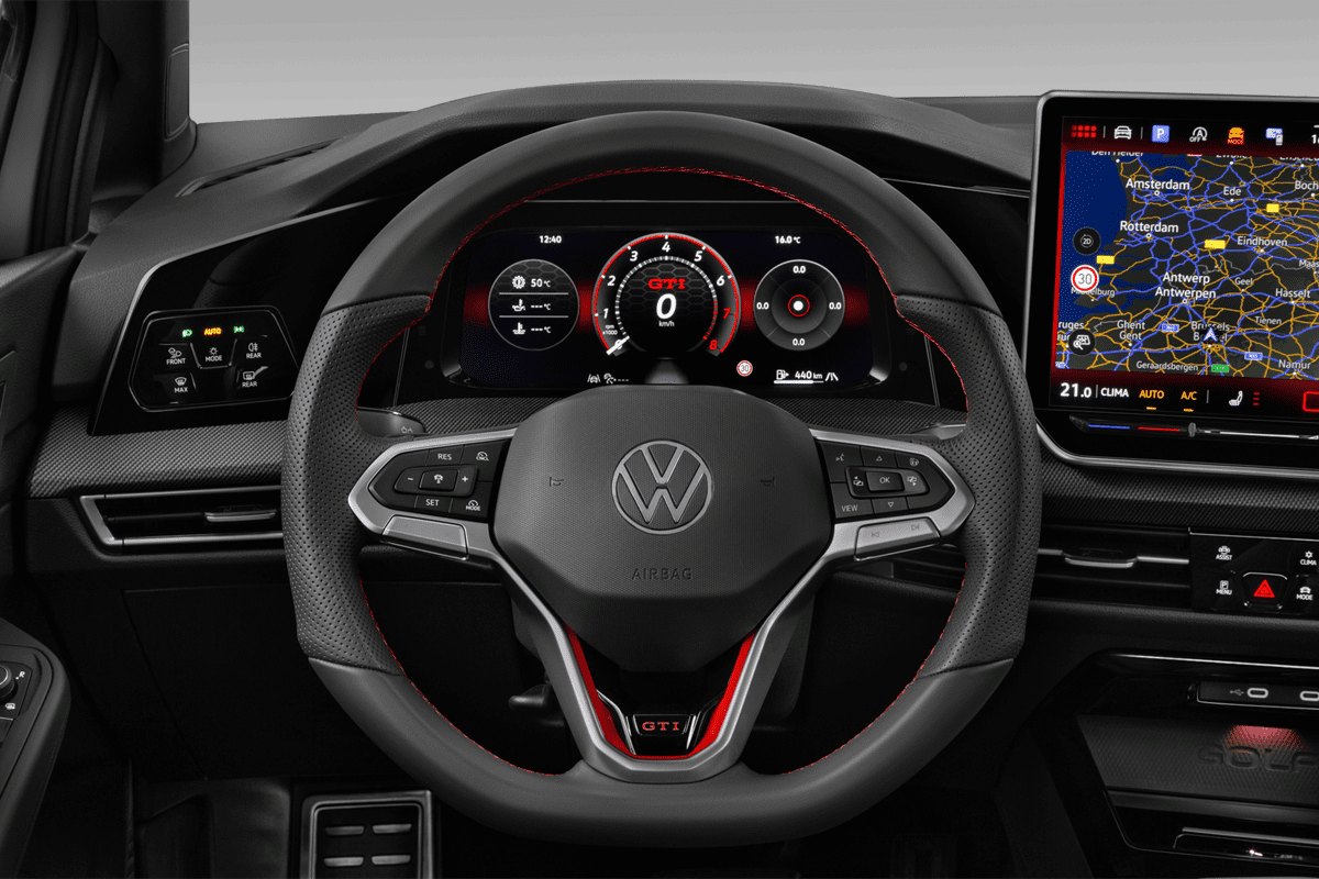 Lenkrad eines VW Golf 8 GTI Clubsport