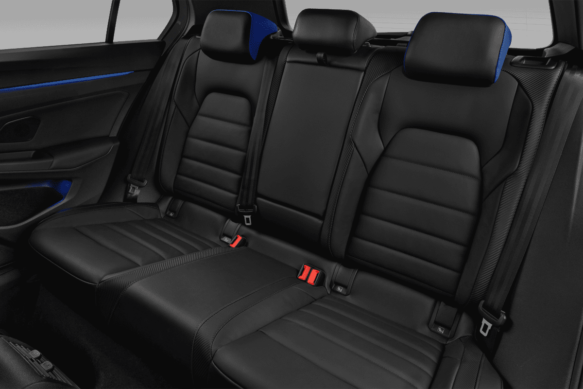 Rücksitzbank eines VW Golf 8 R