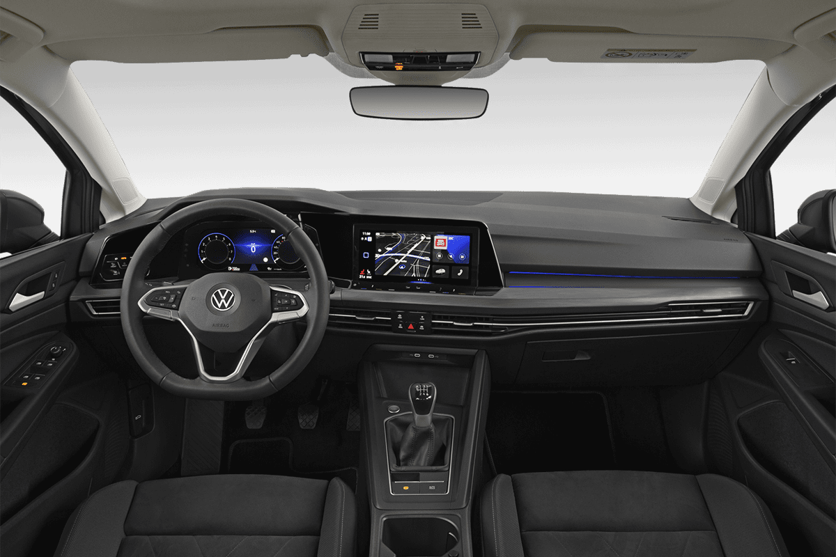 Armaturenbrett eines VW Golf 8 Edition 50 