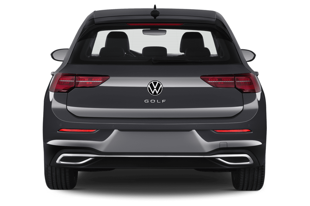 Heckansicht eines VW Golf 8 Edition 50 