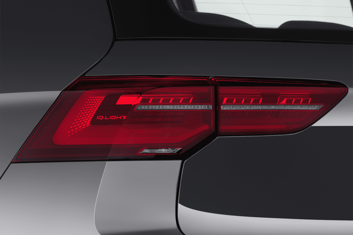 Heckleuchten eines VW Golf 8 Edition 50 