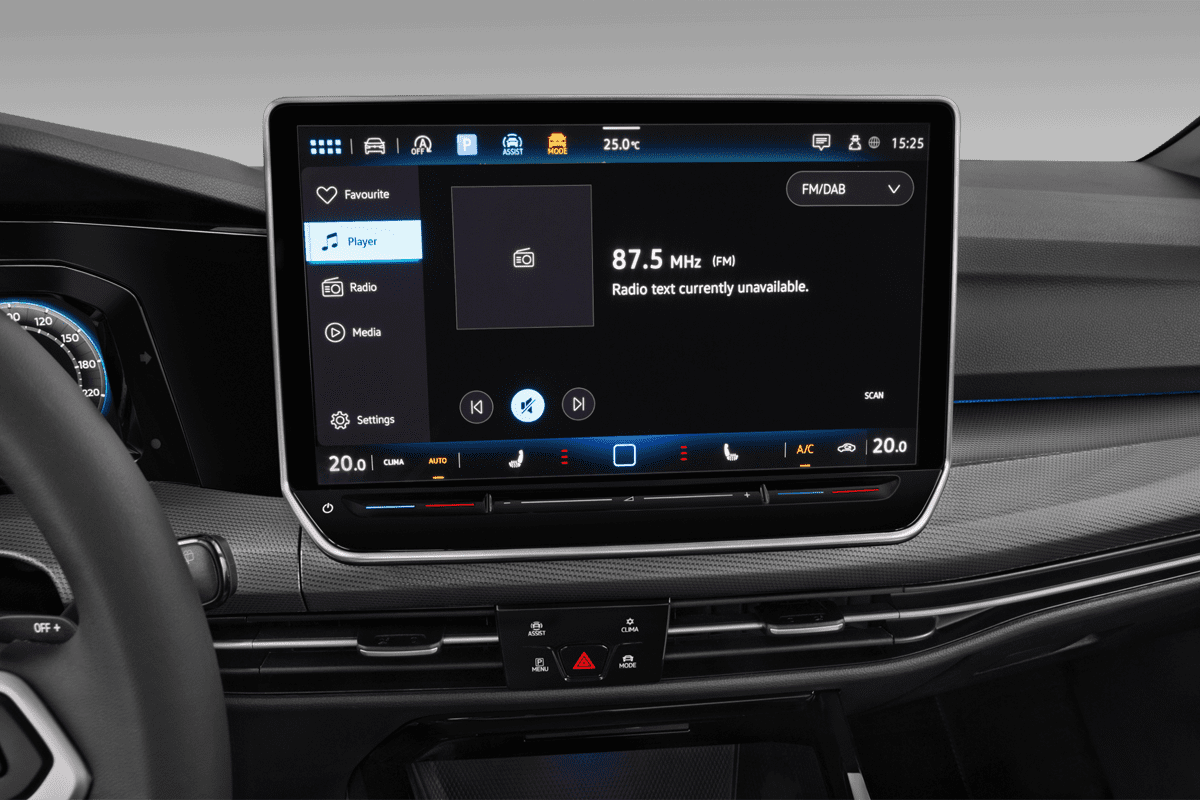 Audiosystem eines VW Golf 8