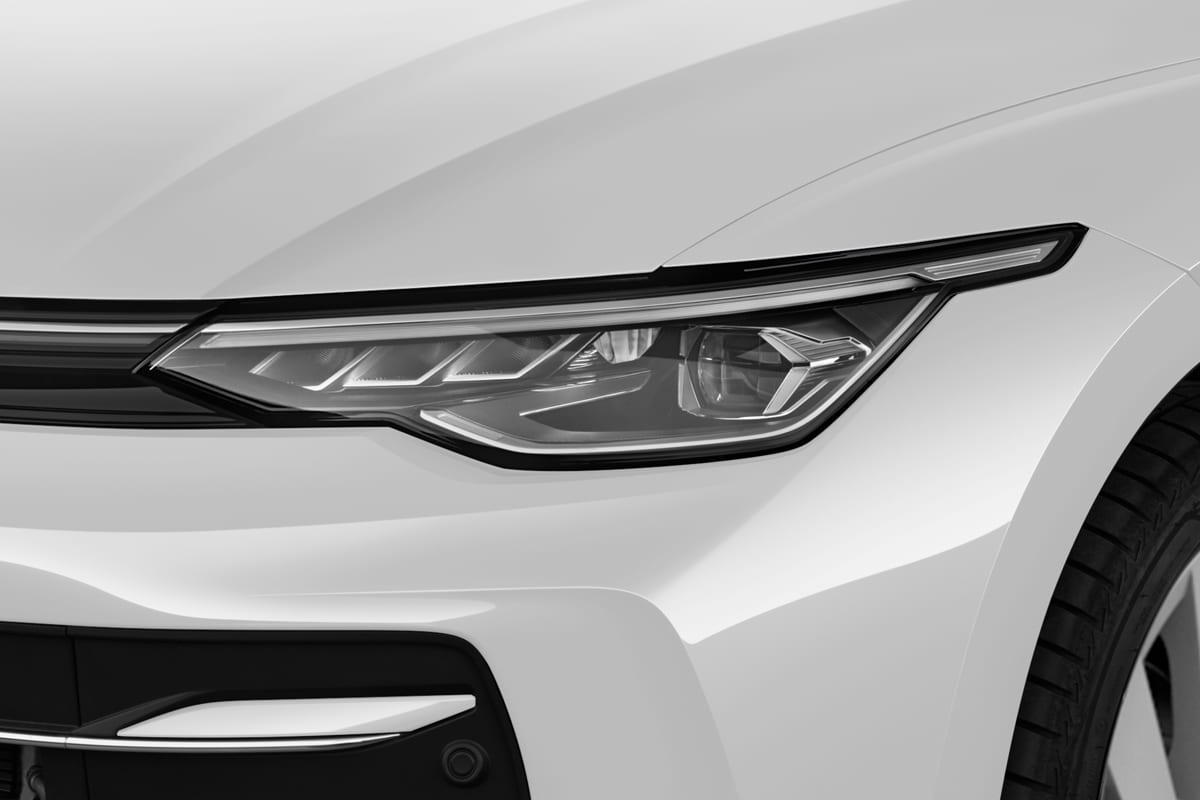 Frontscheinwerfer eines VW Golf 8