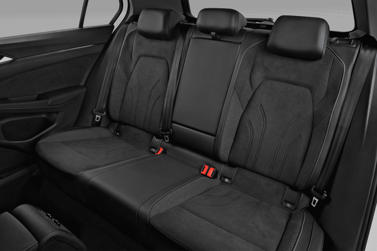 Rücksitzbank eines VW Golf 8