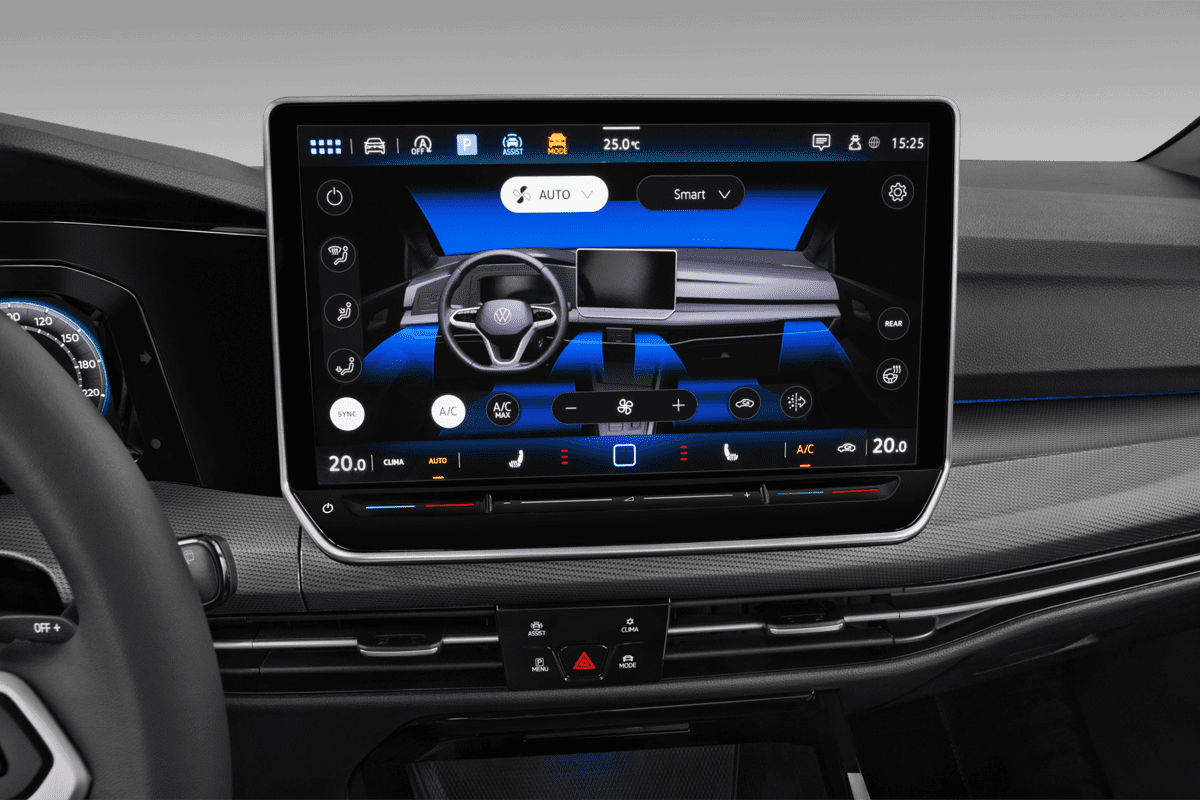 Klimasteuerung eines VW Golf 8