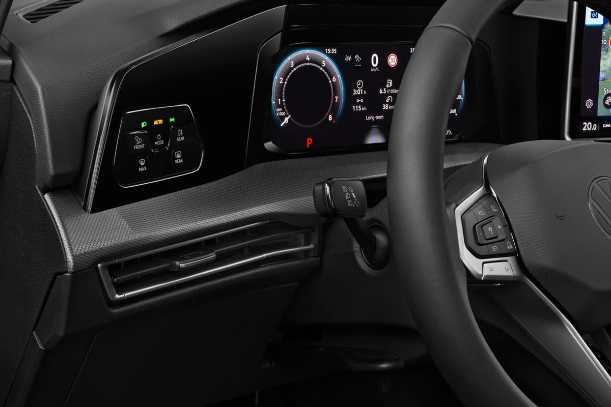 Lüftung eines VW Golf 8