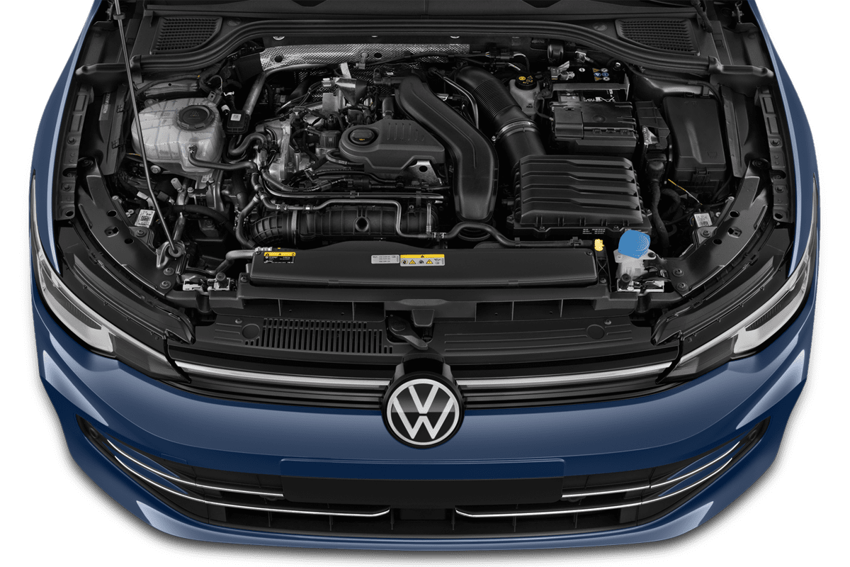 Motorraum eines VW Golf 8