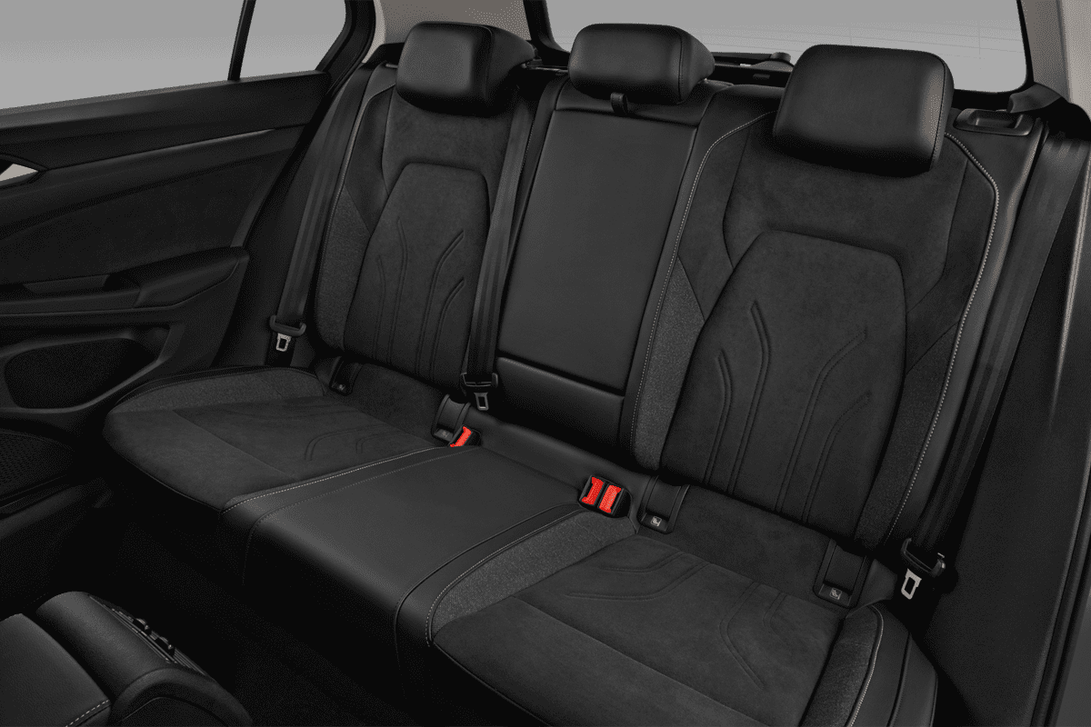 Rücksitzbank eines VW Golf 8 Plug-in-Hybrid