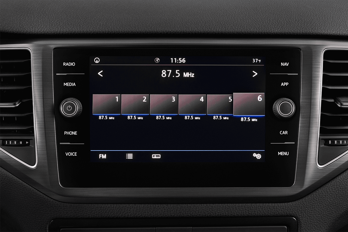 Audiosystem eines VW Golf Sportsvan