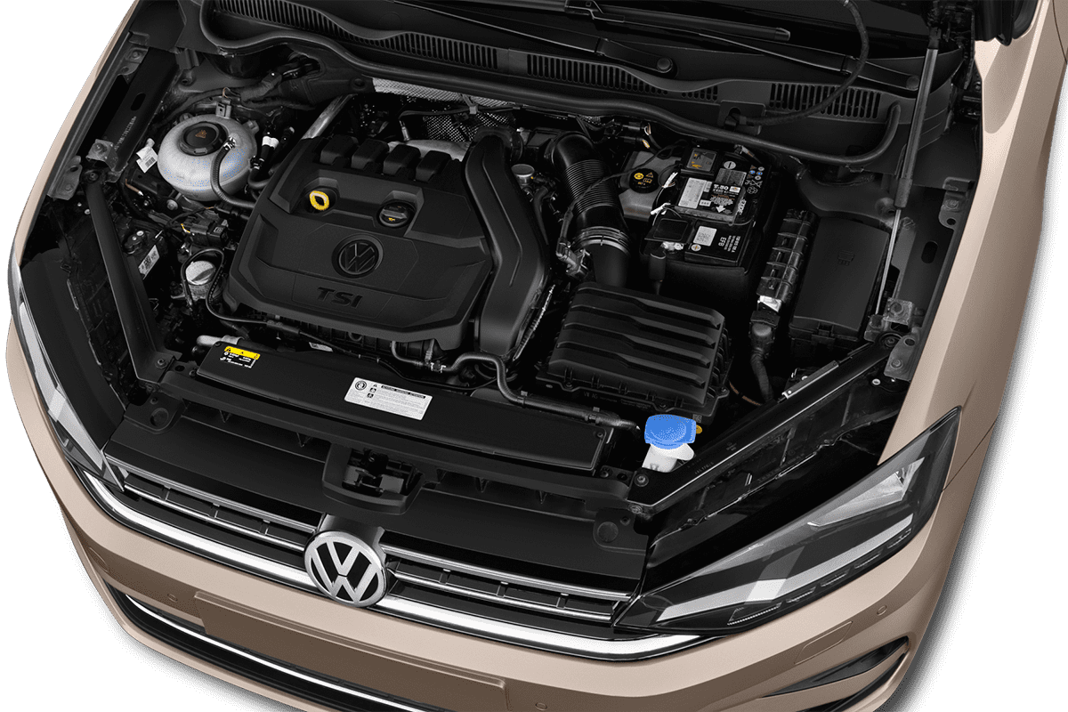 Motorraum eines VW Golf Sportsvan