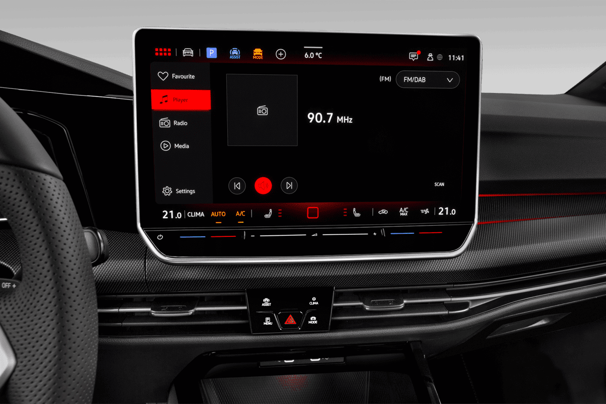 Audiosystem eines VW Golf 8 Variant