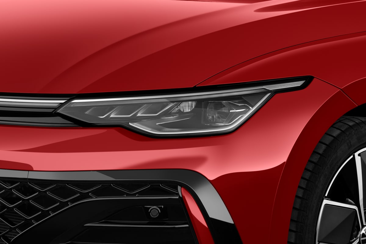 Frontscheinwerfer eines VW Golf 8 Variant