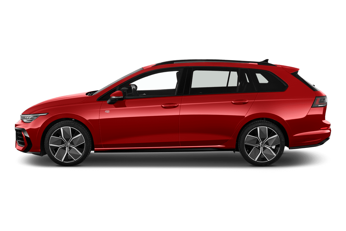 Seitenansicht eines VW Golf 8 Variant