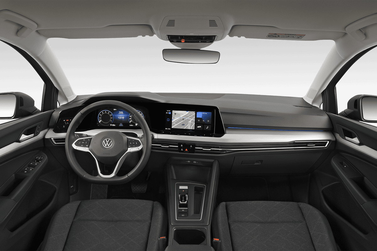 Armaturenbrett eines VW Golf 8 Variant GOAL