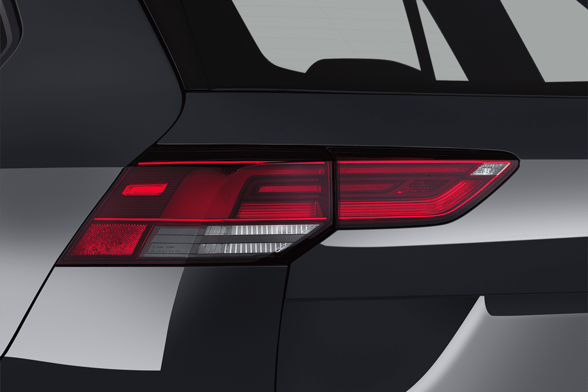 Heckleuchten eines VW Golf 8 Variant GOAL