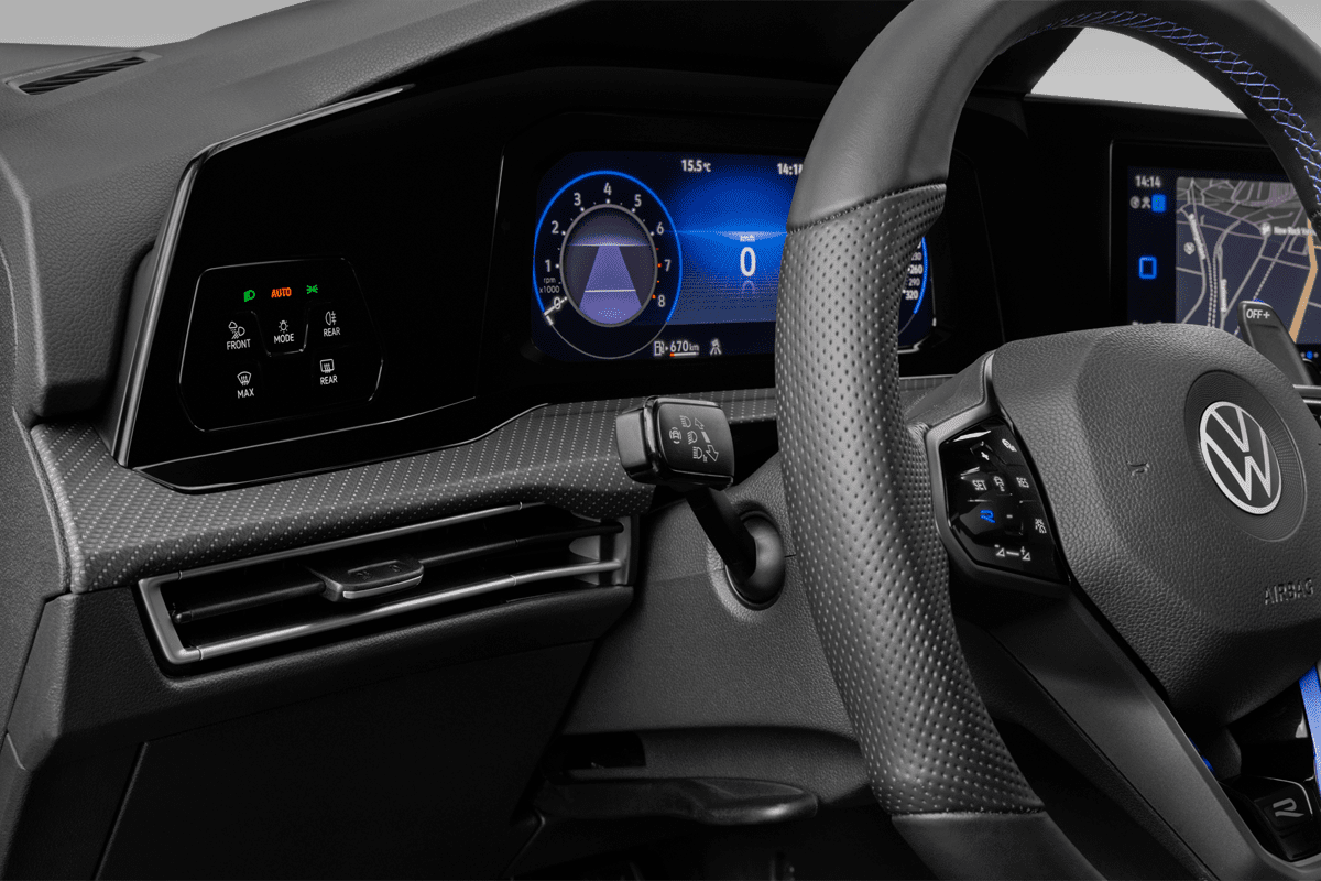 Lüftung eines VW Golf 8 Variant R