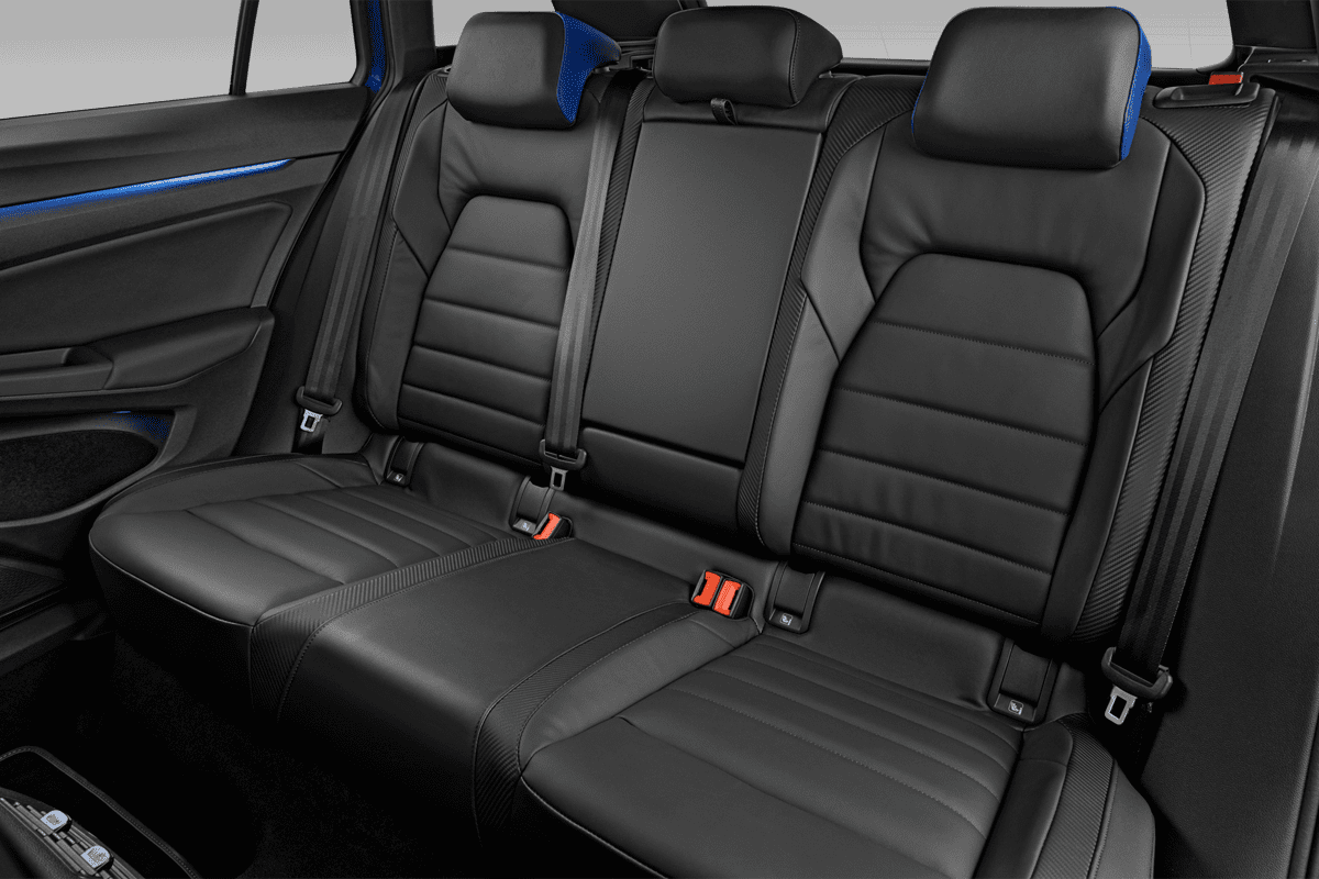 Rücksitzbank eines VW Golf 8 Variant R