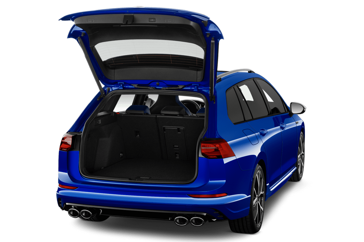 Kofferraum eines VW Golf 8 Variant R