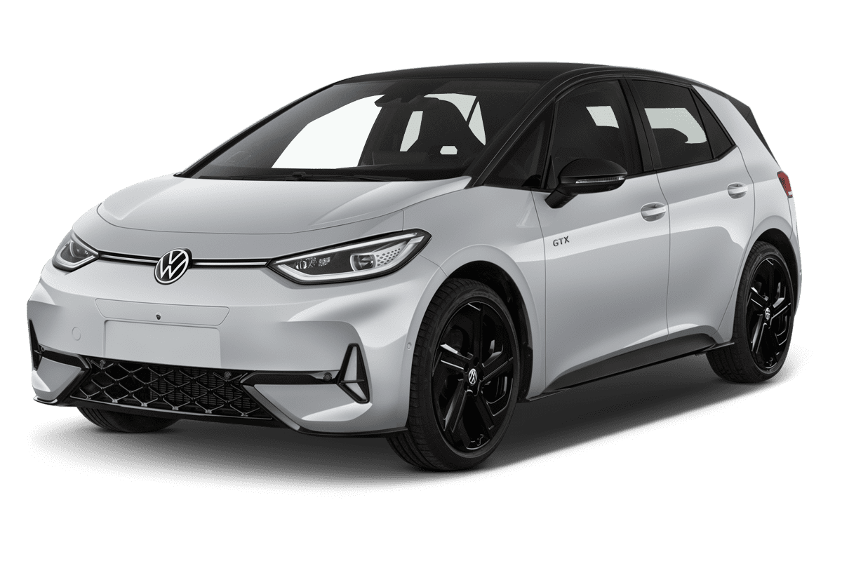 Schräge Frontansicht eines VW ID.3 GOAL , freigestellt